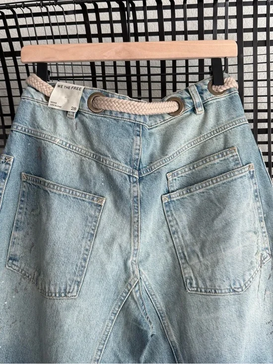 Free people We The Free Moxie Pull-On Barrel Jeans - Picture 3 of 6